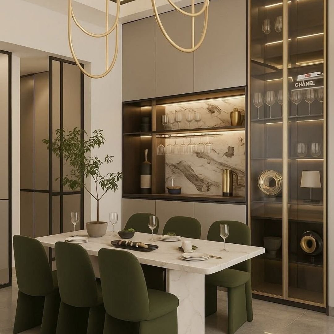 Dining crockery cabinet