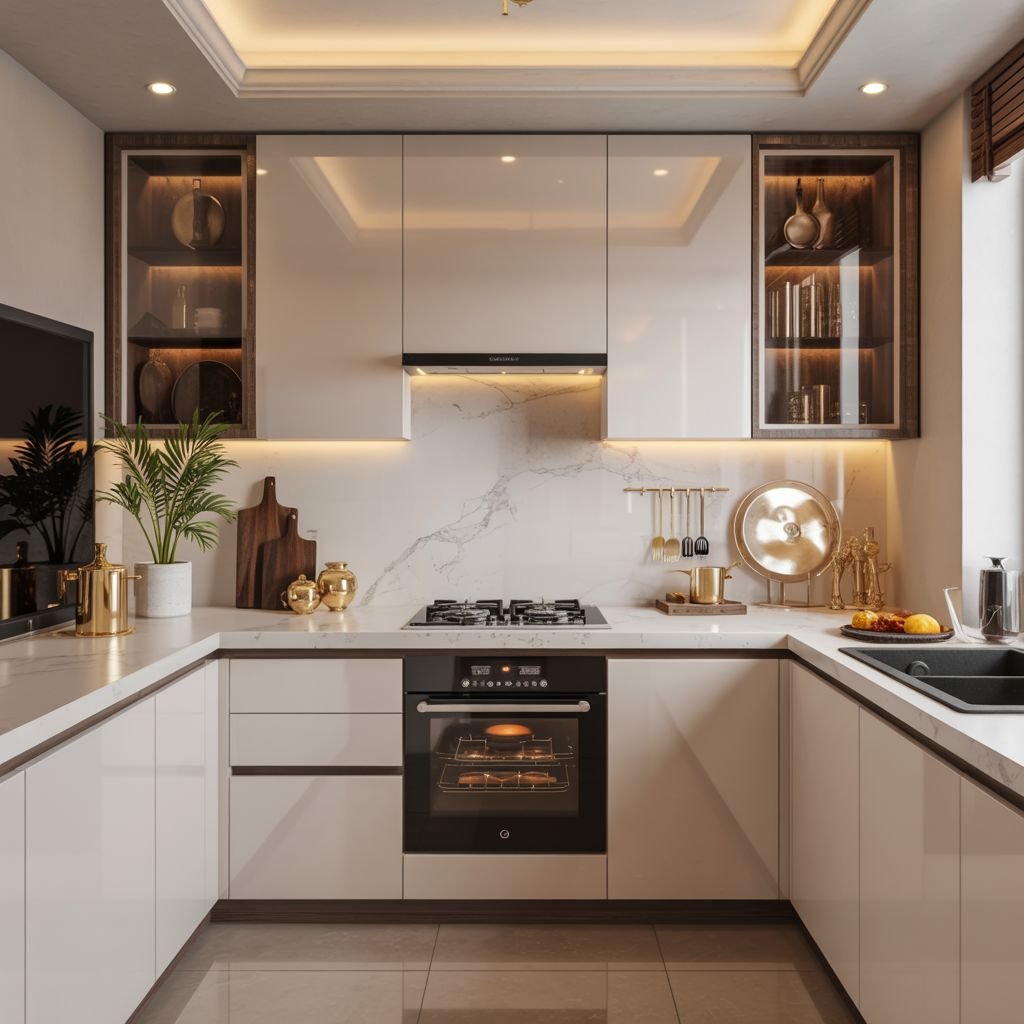 Contemporary open kitchen